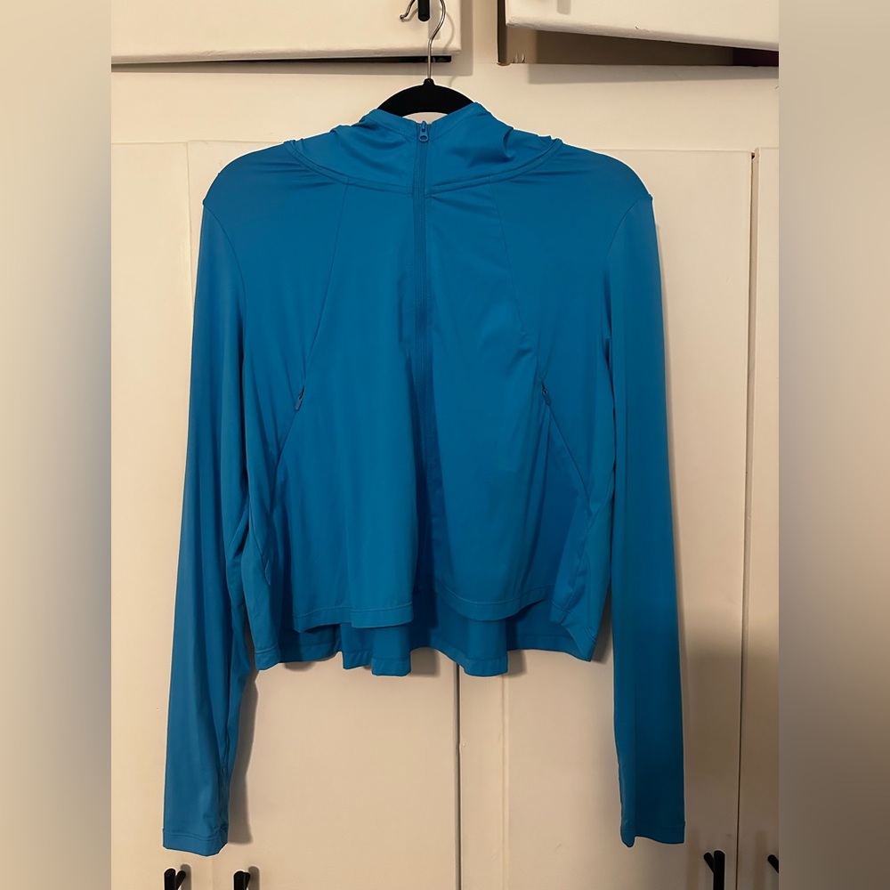 Blue Women's Zip Up Athletic Jacket Size S